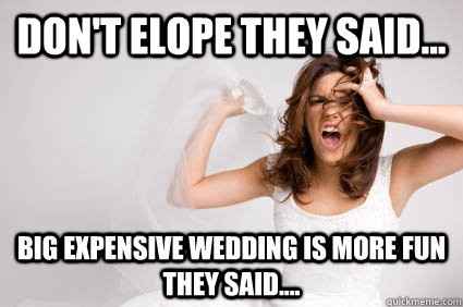 Drop your favorite wedding meme.
