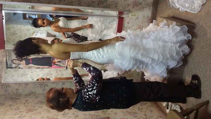 first dress fitting (w pics)