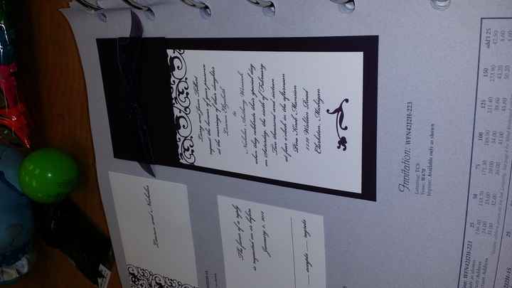 what do you think of my invitations? w pics