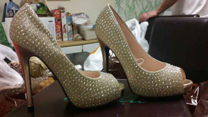 how sexy are my wedding shoes?