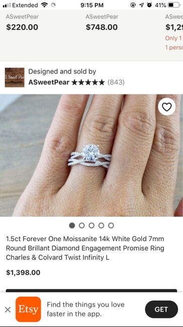 Wedding band that goes with my engagement ring 3