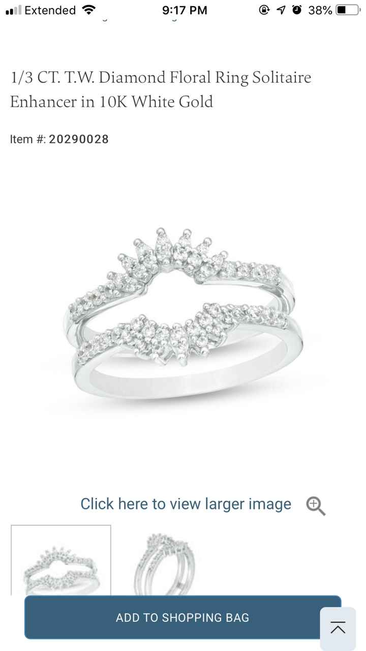 Wedding band that goes with my engagement ring - 2