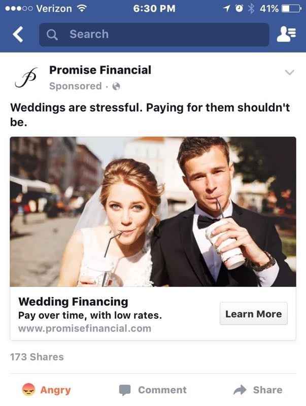 Financed Wedding?!