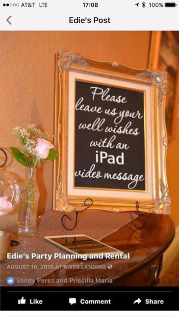 Reception (Fun) ideas