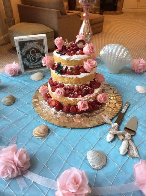 Naked Wedding Cake