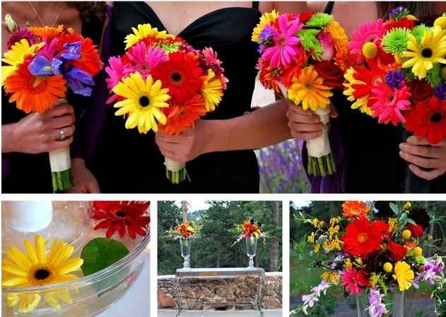Is your bouquet neutral/ivory or bolder colors? Show me!