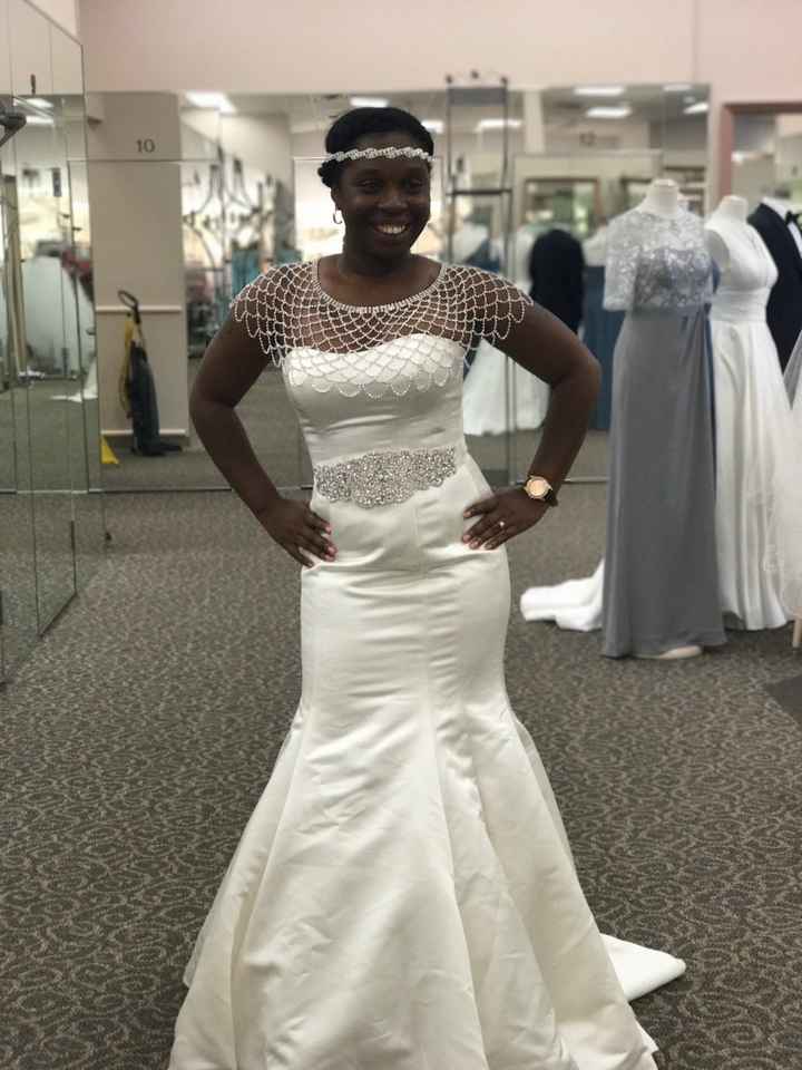 Let's see your wedding dresses.