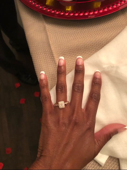 i want to see your engagement rings! 7