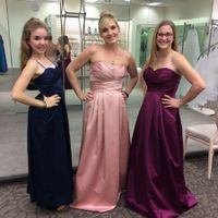 Help! Trying to pair bridesmaid dresses with my wedding gown!