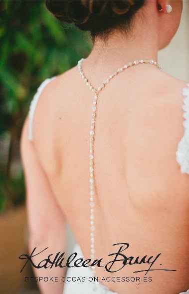 Jewelry for Open Back Dress: Which would you choose?