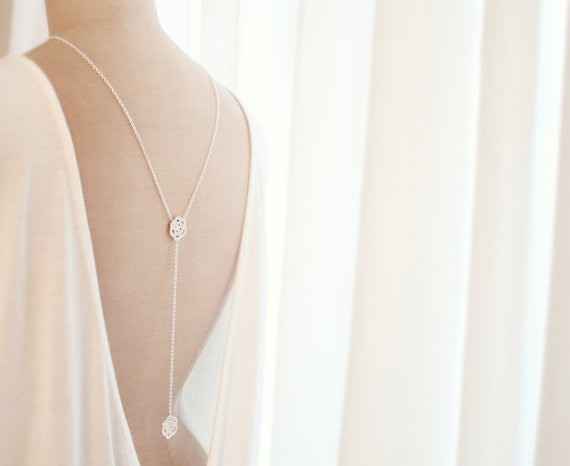 Jewelry for Open Back Dress: Which would you choose?