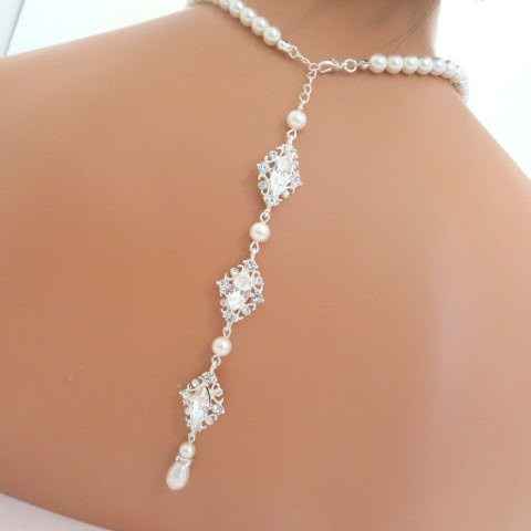 Jewelry for Open Back Dress: Which would you choose?