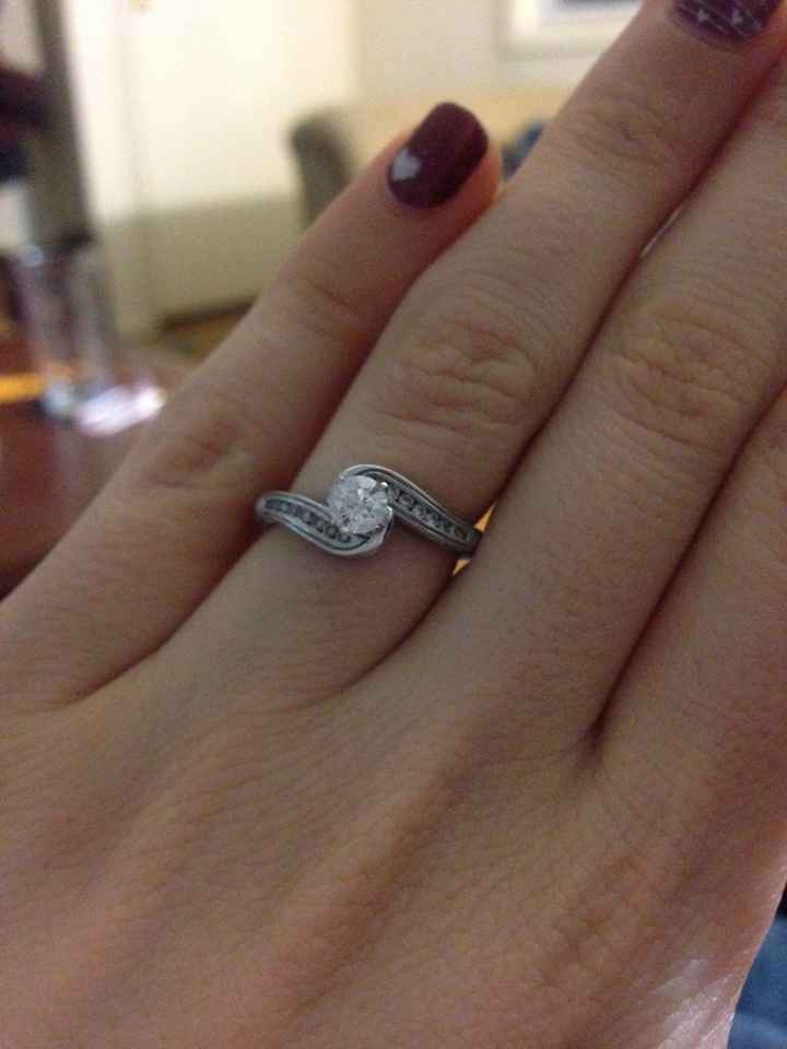 SPINOFF: Does anyone have a small engagement ring? And...