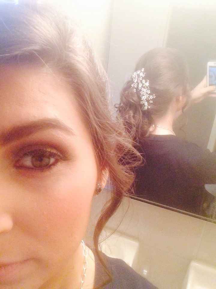 Hair and makeup trial! Pics!