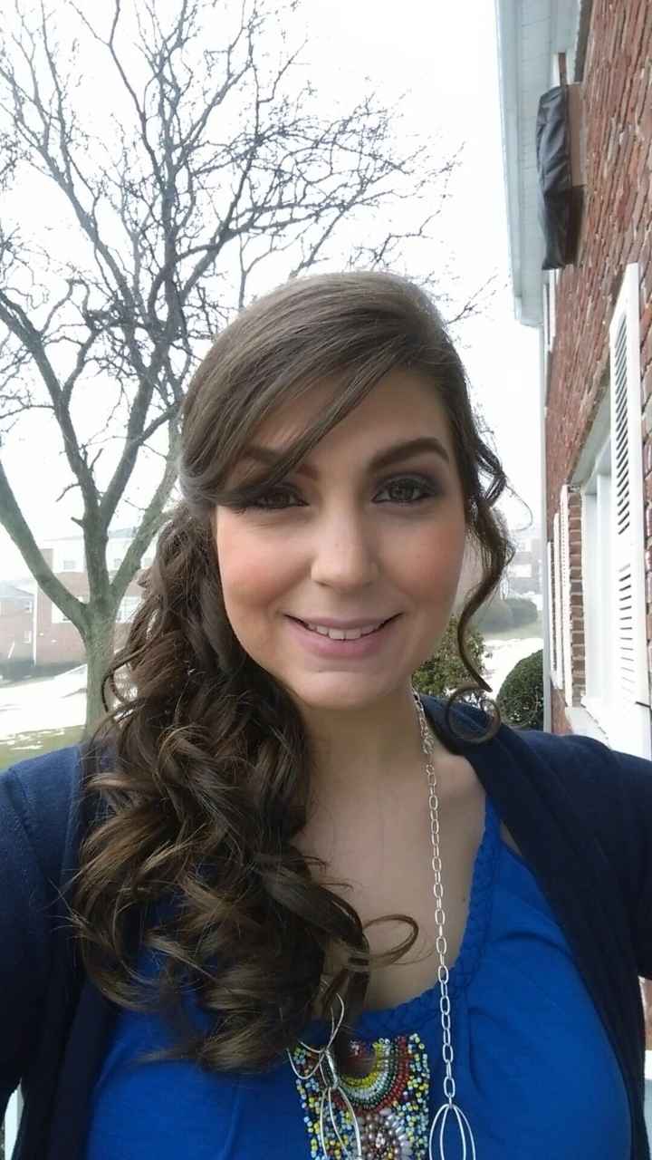 Hair and makeup trial! Pics!