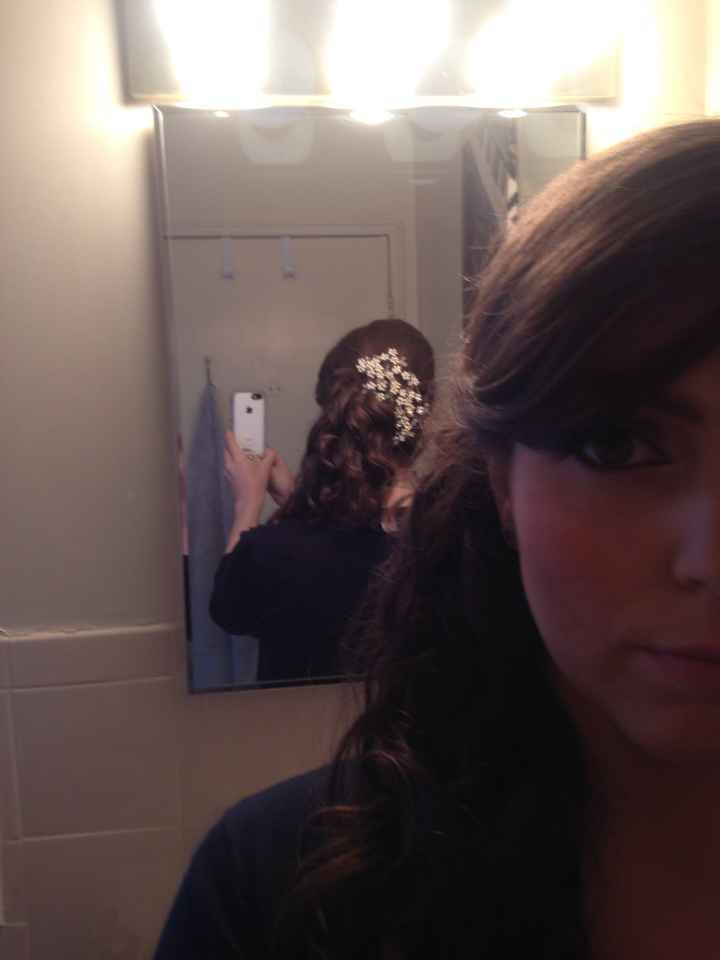 Hair and makeup trial! Pics!