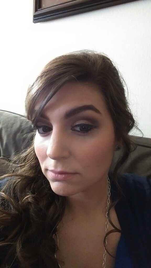 Hair and makeup trial! Pics!