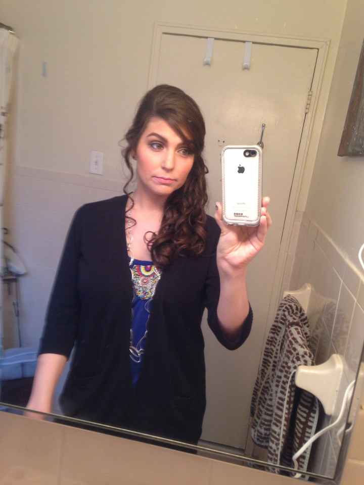 Hair and makeup trial! Pics!