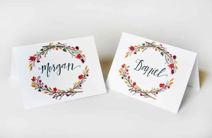 Which escort cards would you choose?