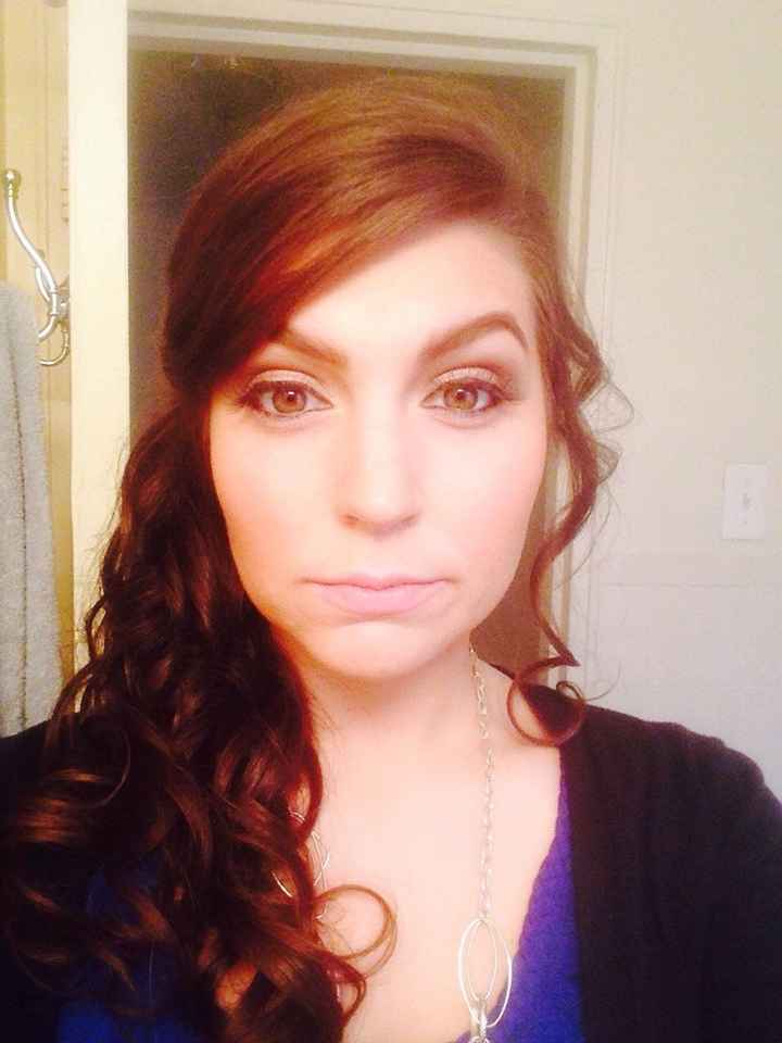 Hair and makeup trial! Pics!