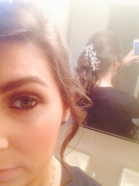 Hair and makeup trial! Pics!