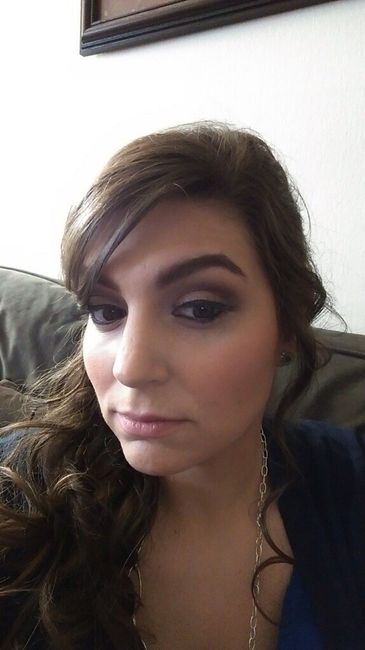 Hair and makeup trial! Pics!