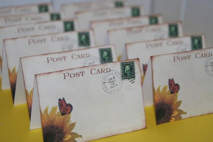 Which escort cards would you choose?