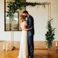 Backdrop or No Backdrop for outdoor ceremony? - 1