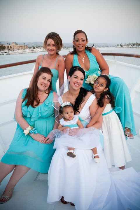 Tell me about/show me pix of when you were a bridesmaid!