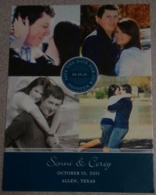 Our Save-the-Dates arrived!! *PIC*