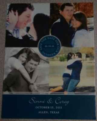 Our Save-the-Dates arrived!! *PIC*