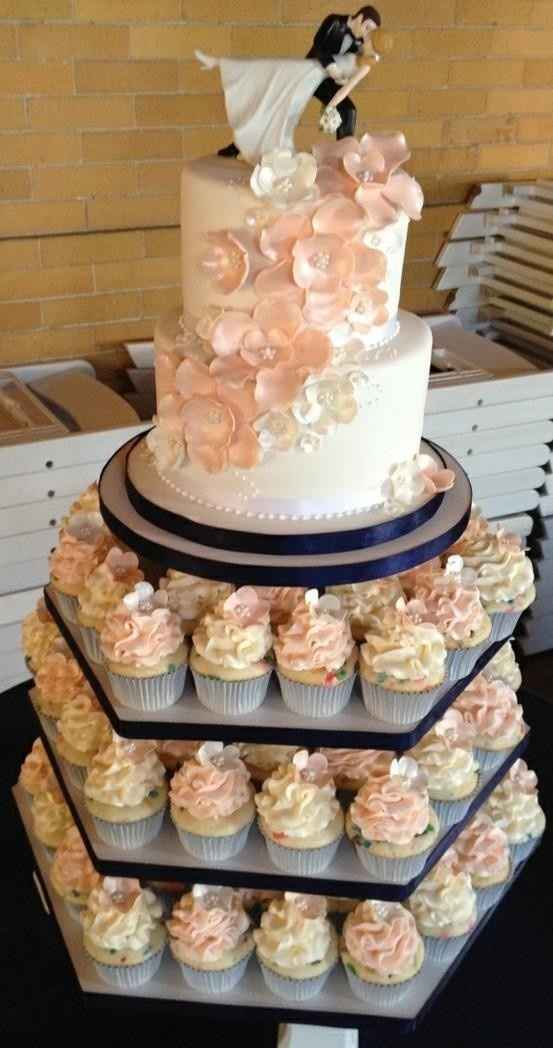 Wedding cupcakes VS wedding cake