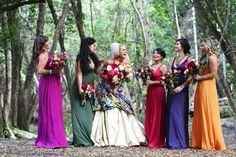 How are you doing mismatched bridesmaid dresses?