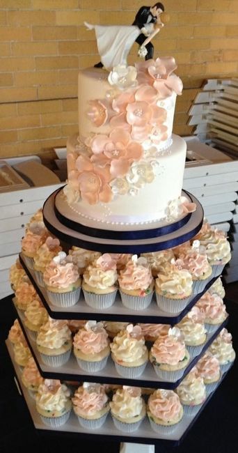 Wedding cupcakes VS wedding cake