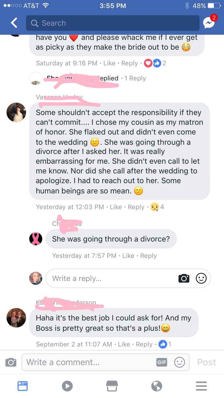 Facebook brides at it again. So cringey!!