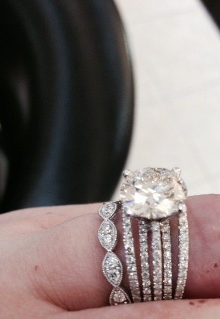 mismatched wedding bands