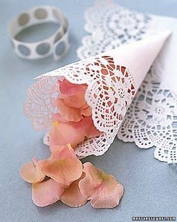 Flower girl basket/vase ideas for stemmed roses? 2