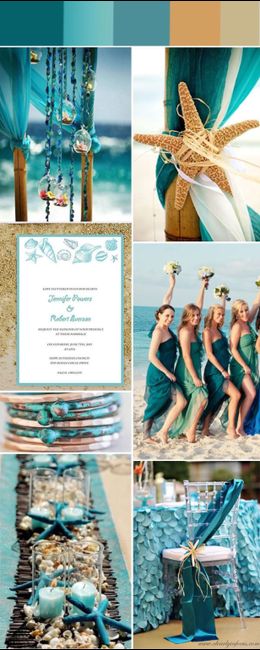 Struggling to find beach wedding colors! 8