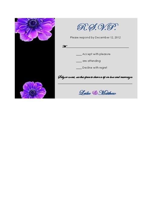 Did anyone do their own invitations?