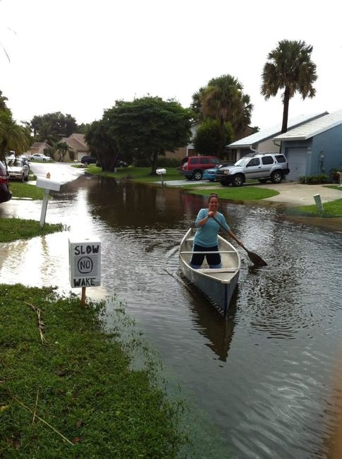 I need a canoe to get across my complex!