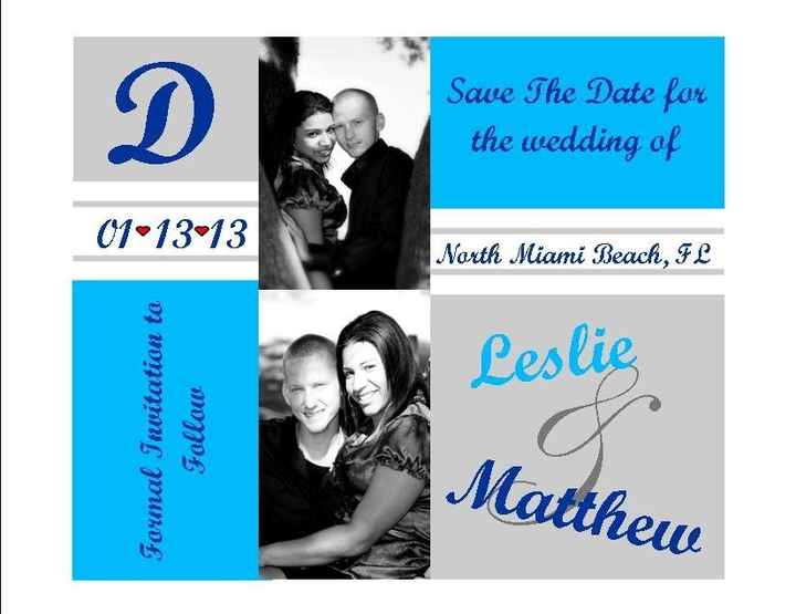 Did your STD and Invitations match? Please share :)