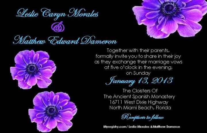 Did anyone do their own invitations?