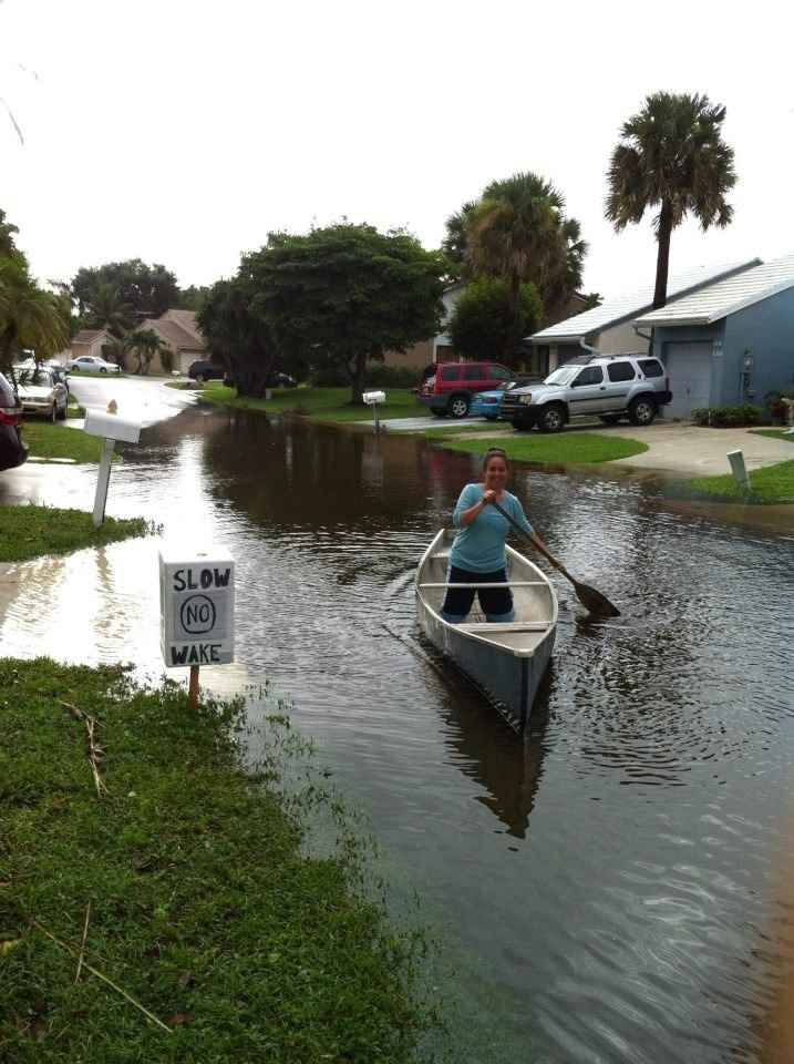 I need a canoe to get across my complex!