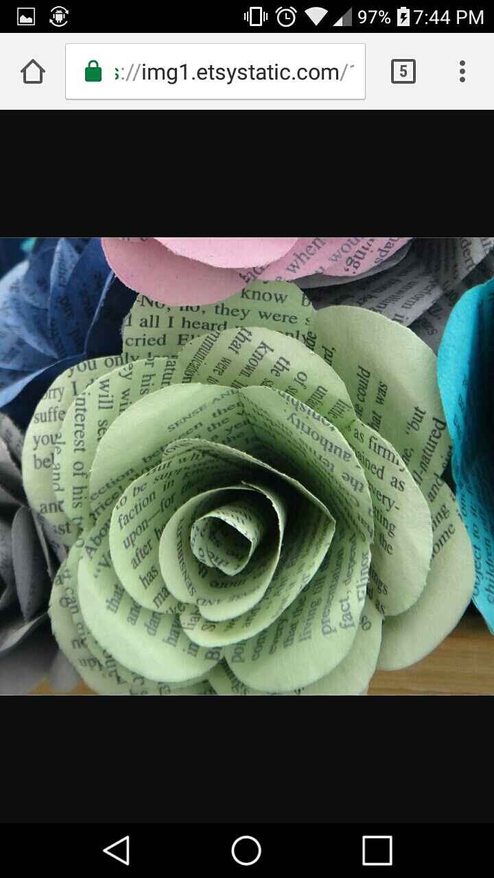 Paper flowers?
