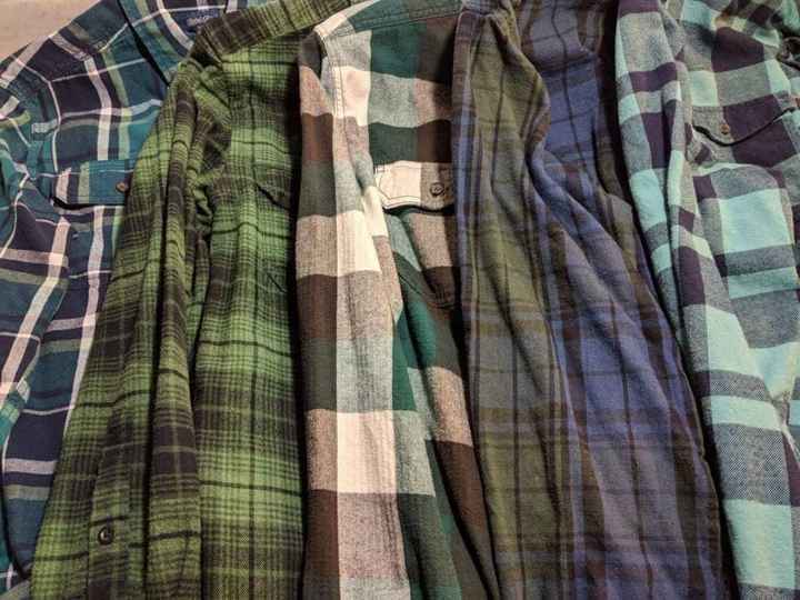 Flannels for getting ready shots