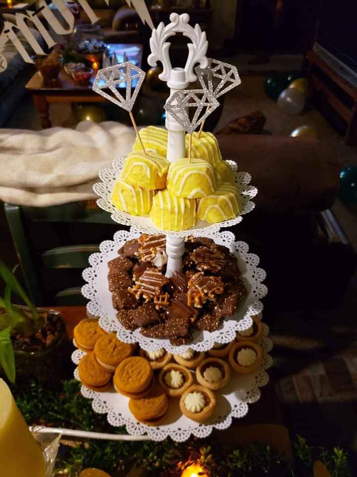 My matron of honor made these all from scratch!!