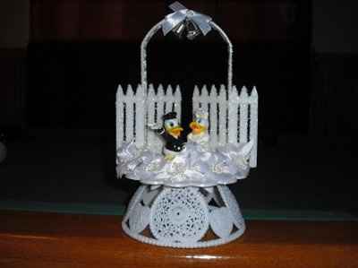 My FH's most ridiculous contribution to the wedding is....