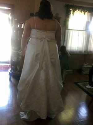 Me and My dress at my final fitting!!! What do you think????