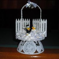 My FH's most ridiculous contribution to the wedding is....