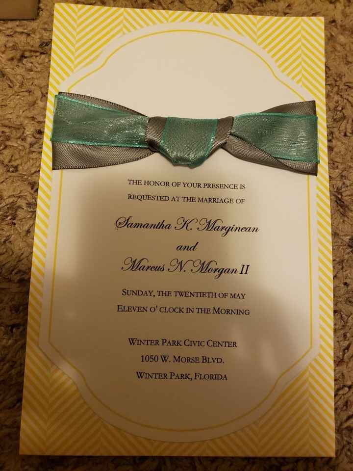 Invitation pockets - 1